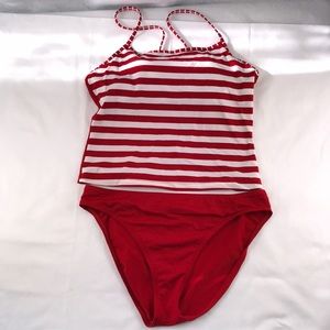 Sun Blush Two Piece Swimsuit Sz: 14